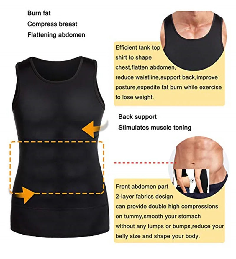 Men's body Shaper Body Shapewear