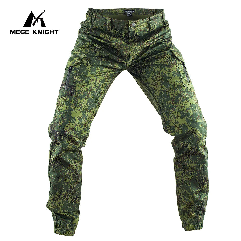 Mens Camouflage Joggers Outdoor Cargo Pants