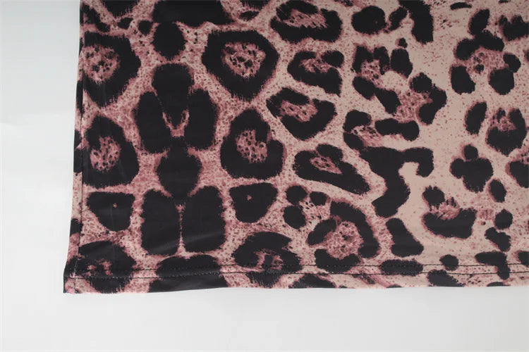 Leopard Bodycon Long Sleeve dress