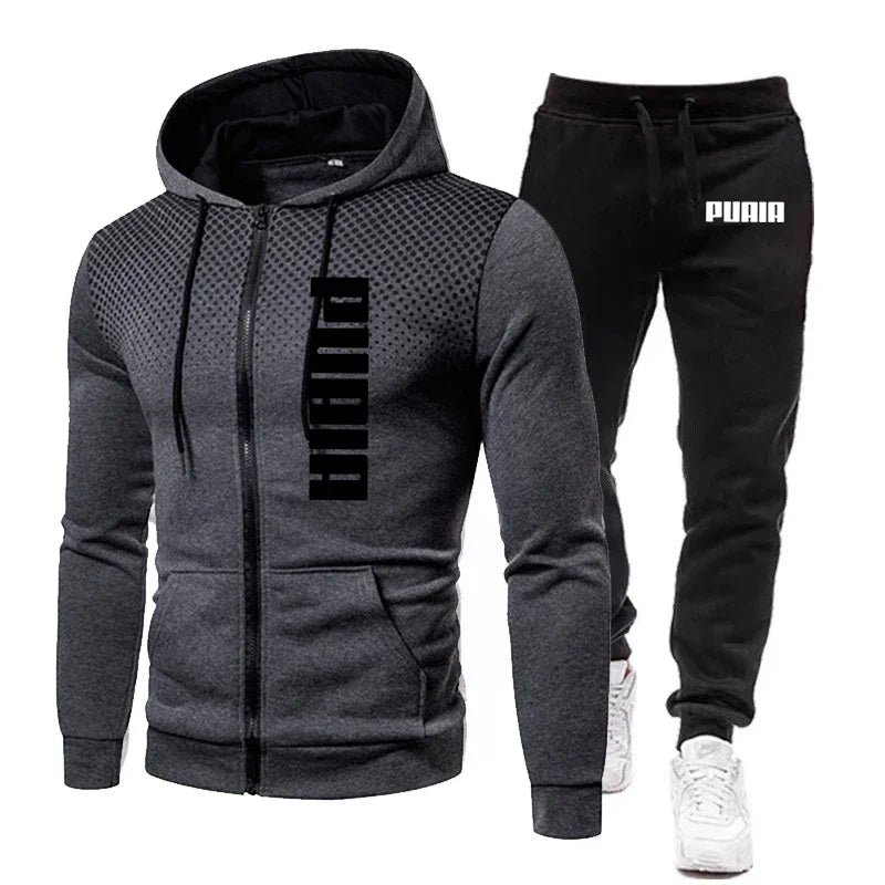 Men's Sports Fitness Breathable Hoodie or Sports Pants 