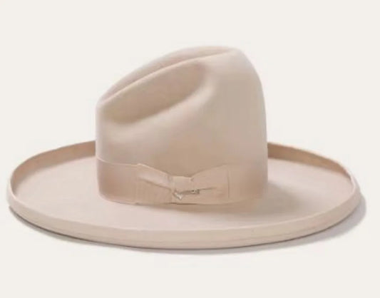 New French style pure wool top hat beige wool Fedora hat